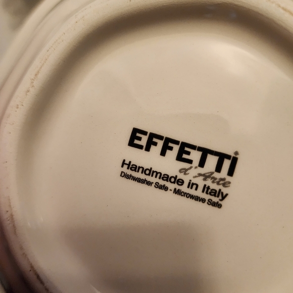 Made in ITALY Pasta Handmade Rooster EFFETTI Bowl - Picture 2 of 3